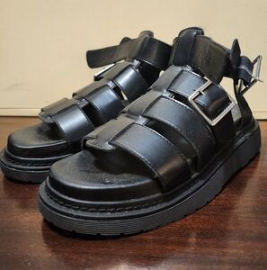 Goth/Alt Chunky Belt Sandals